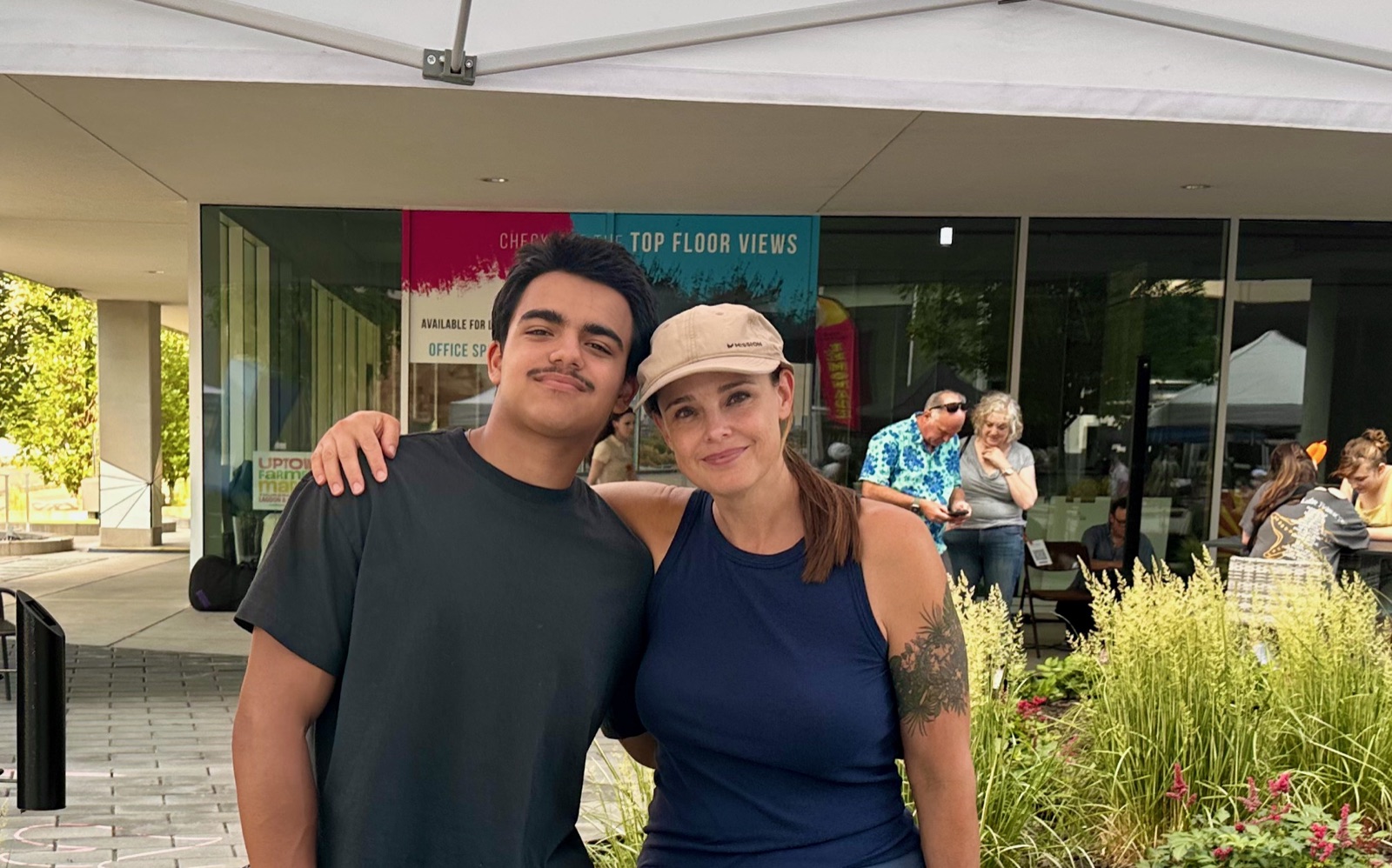 Sadie and Jasper, the mother-and-son team behind Greenway Drip